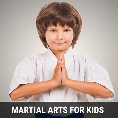 Martial Arts For Kids including kickboxing, karate and jiu jitsu