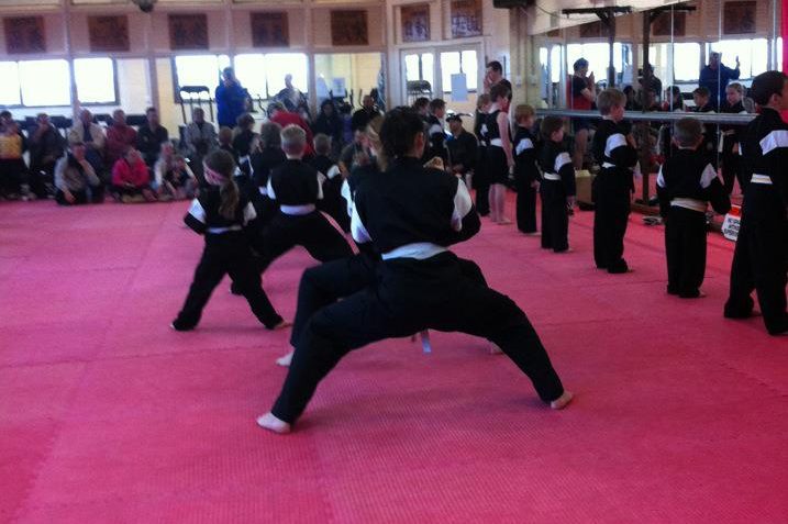 Karate Katas being performed at Billy Mannes Martial Arts